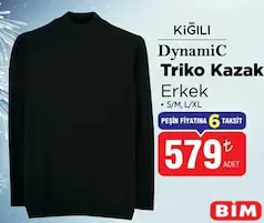 KİĞILI DYNAMİC TRİKO KAZAK ERKEK fiyat ve kampanya bilgisi